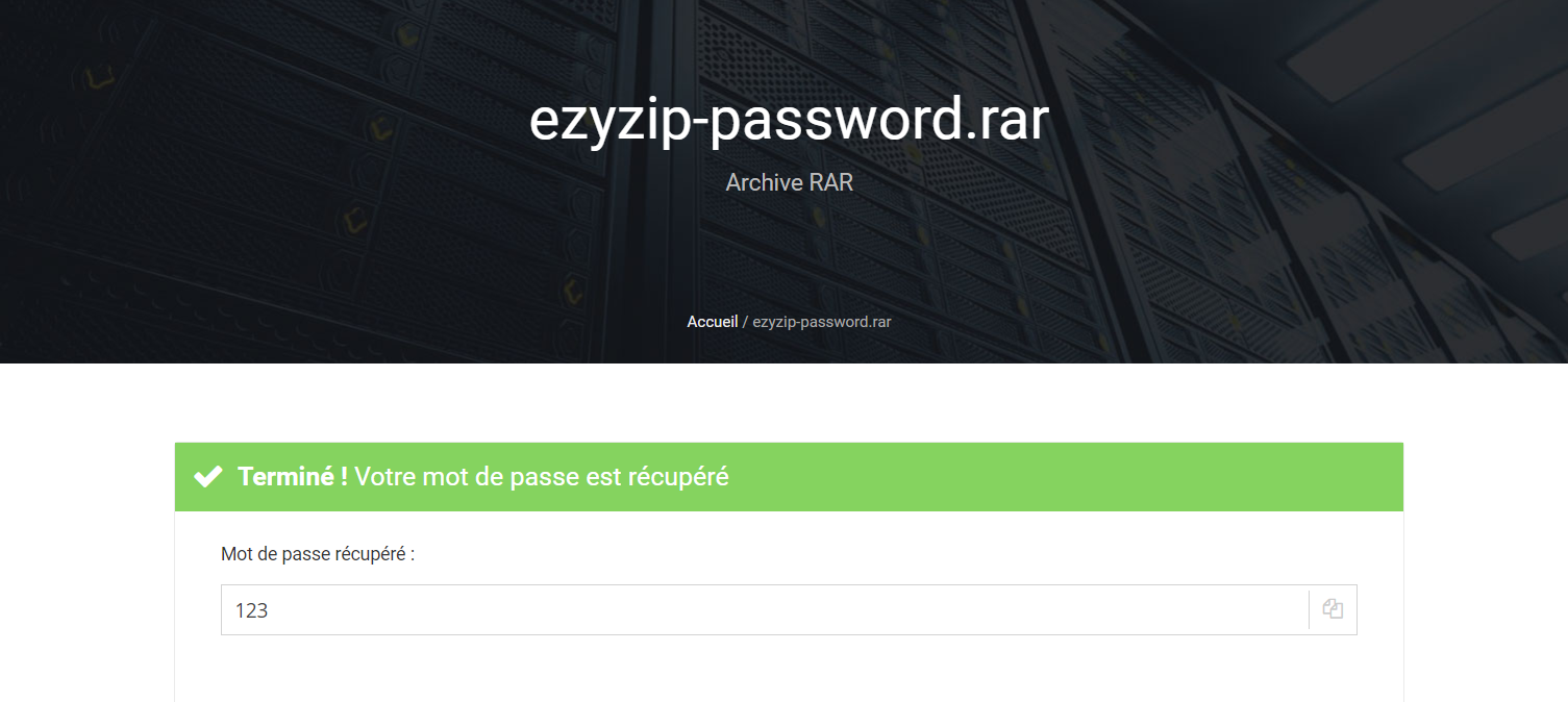 Comment supprimer le mot de passe d'un ZIP en utilisant des services en ligne : Étape 3