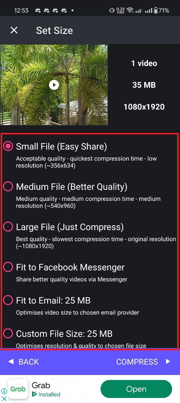 How to Use a Third-Party App to Compress Videos: Step 4