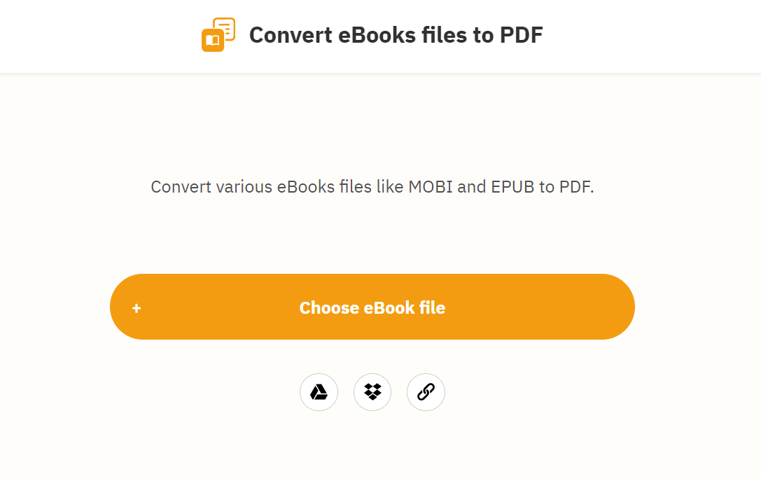 How To Convert EPUB to PDF Using FreePDFConvert.com: Step 1