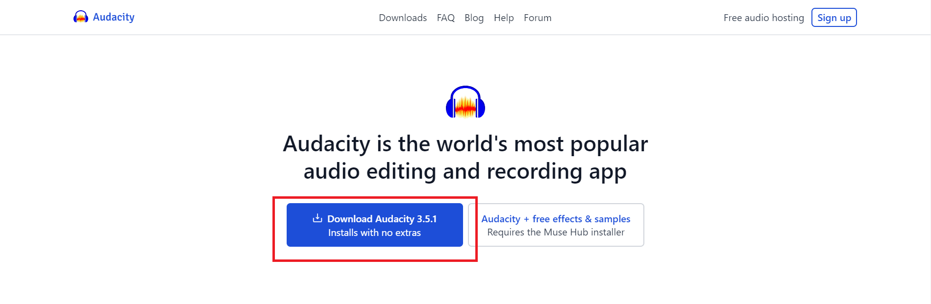 How to convert MP3 to WAV using Audacity on Windows: Step 1