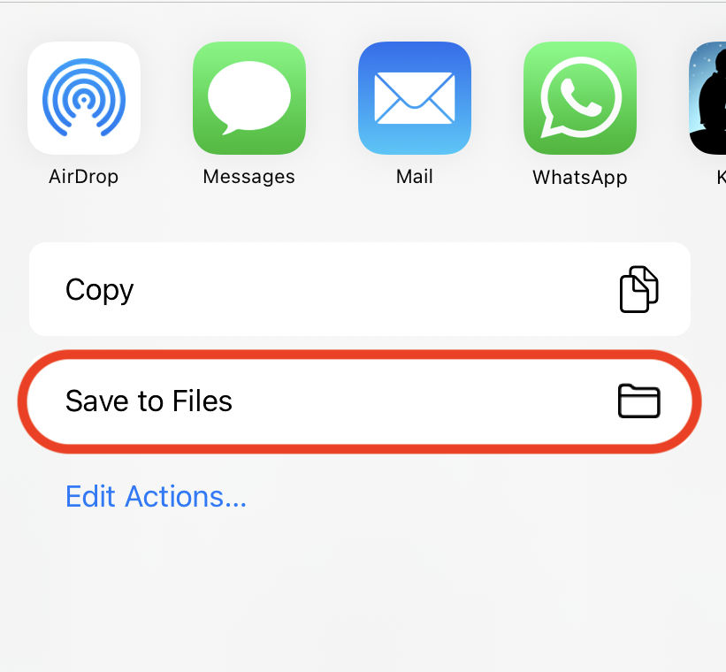 How To Convert PNG to PDF on iPhone: Step 3