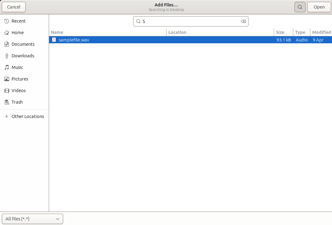 How To Convert WAV to MP3 on Linux Using SoundConverter: Step 3