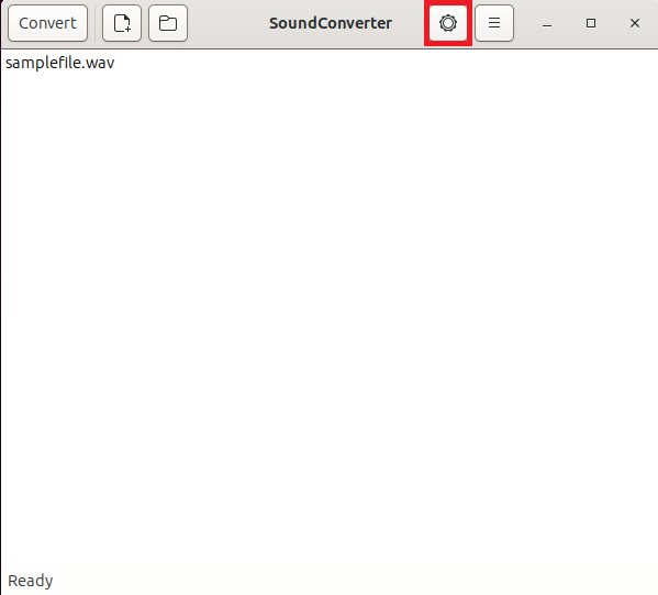 How To Convert WAV to MP3 on Linux Using SoundConverter: Step 4