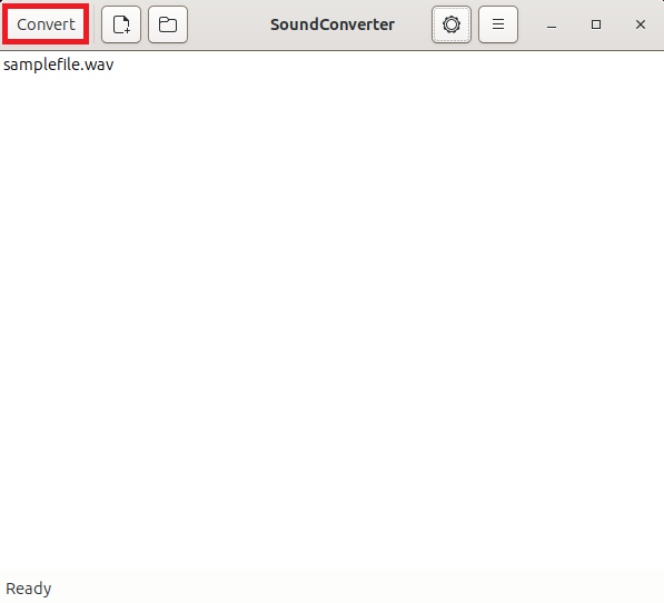 How To Convert WAV to MP3 on Linux Using SoundConverter: Step 5