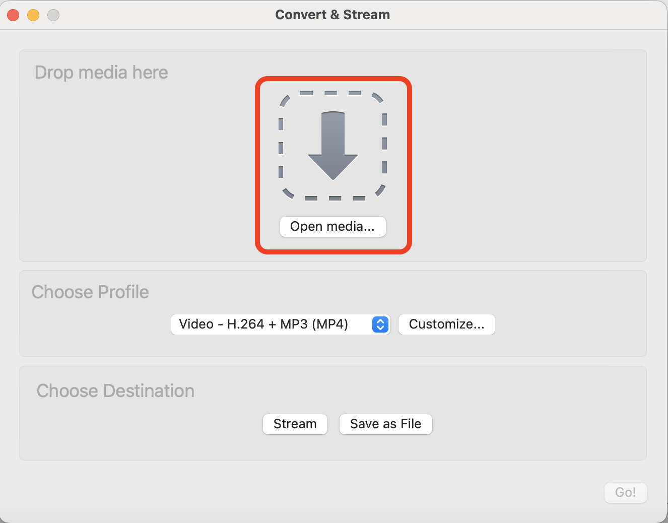 How To Convert WAV to MP3 on Mac Using VLC: Step 2