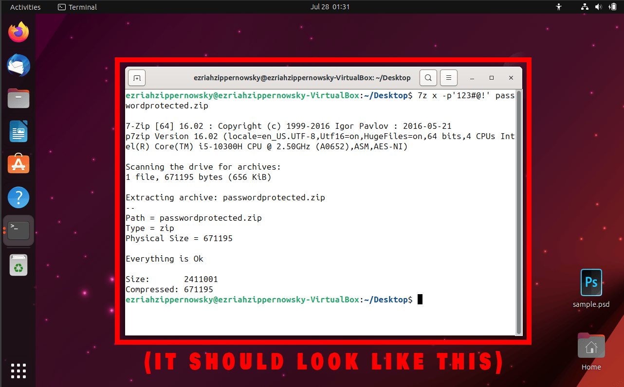  How To Open Password Protected ZIP File On Linux 4 Methods 