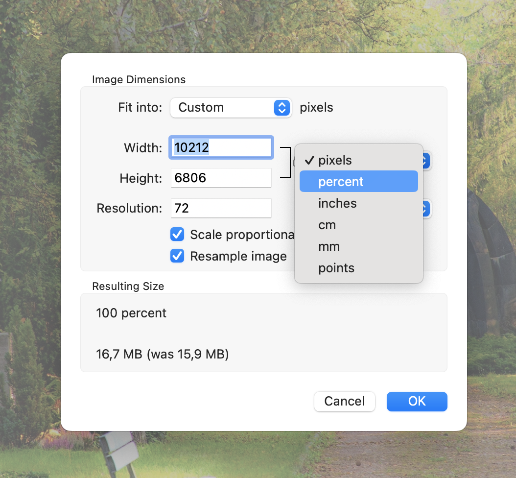 How To Resize Images on Mac with Preview: Step 3