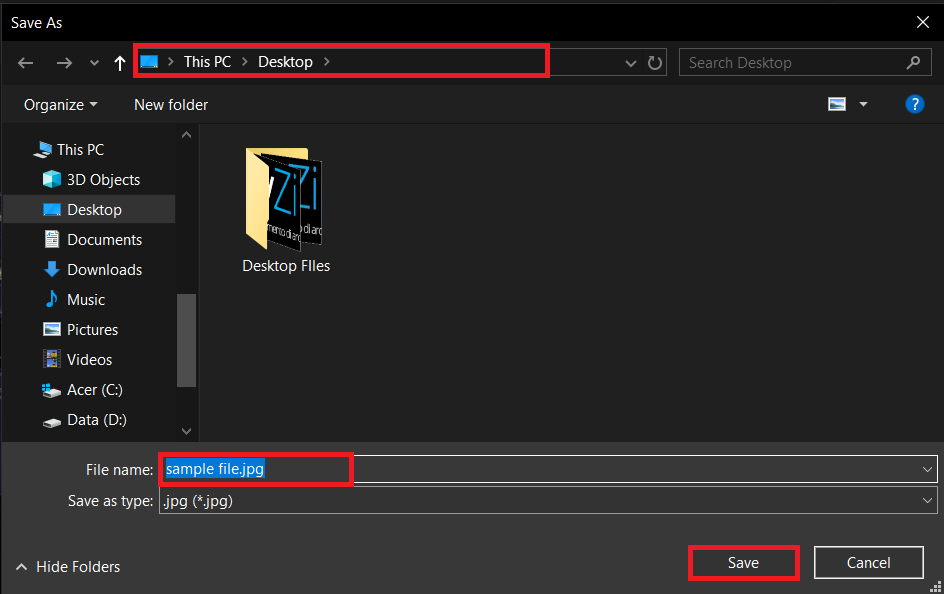 How To Reduce Image Size For Etsy using Photo Viewer on Windows: Step 4