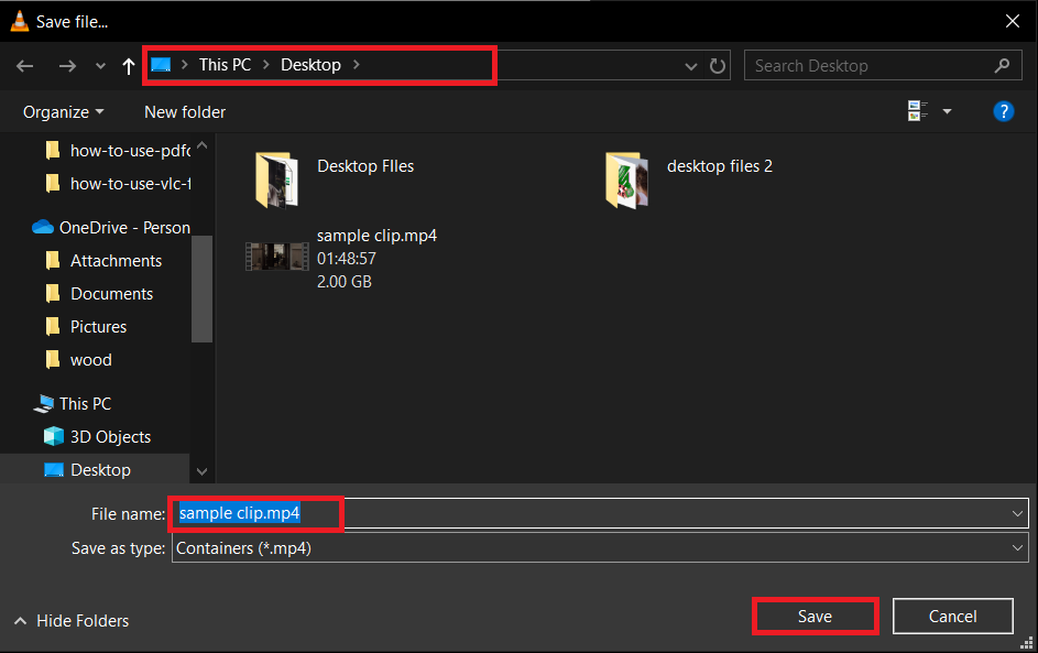 How To Reduce Video Quality Using VLC: Step 4