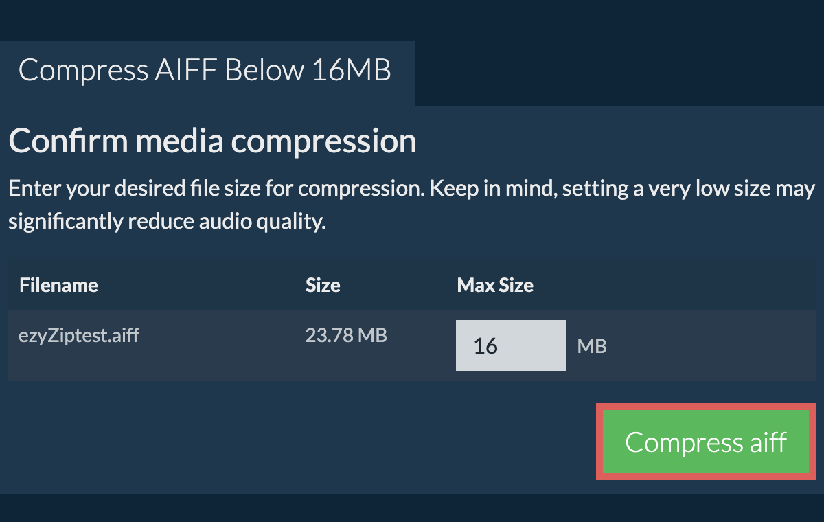 Convert to 16MB