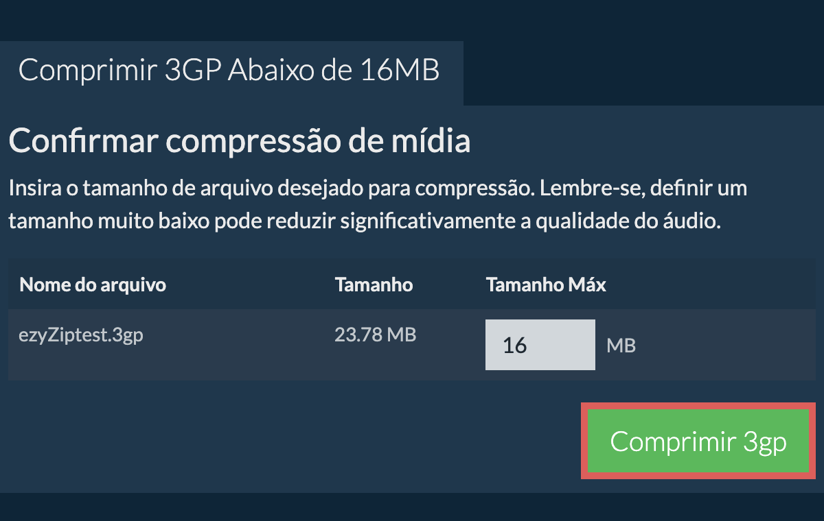 Converter em 16MB