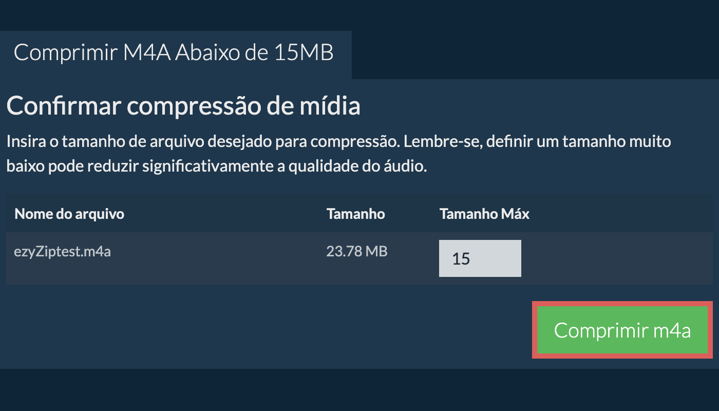 Converter em 15MB