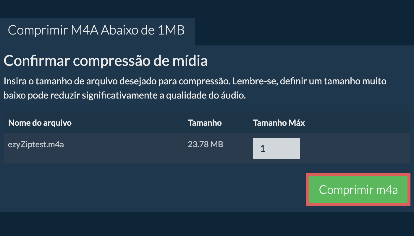 Converter em 1MB