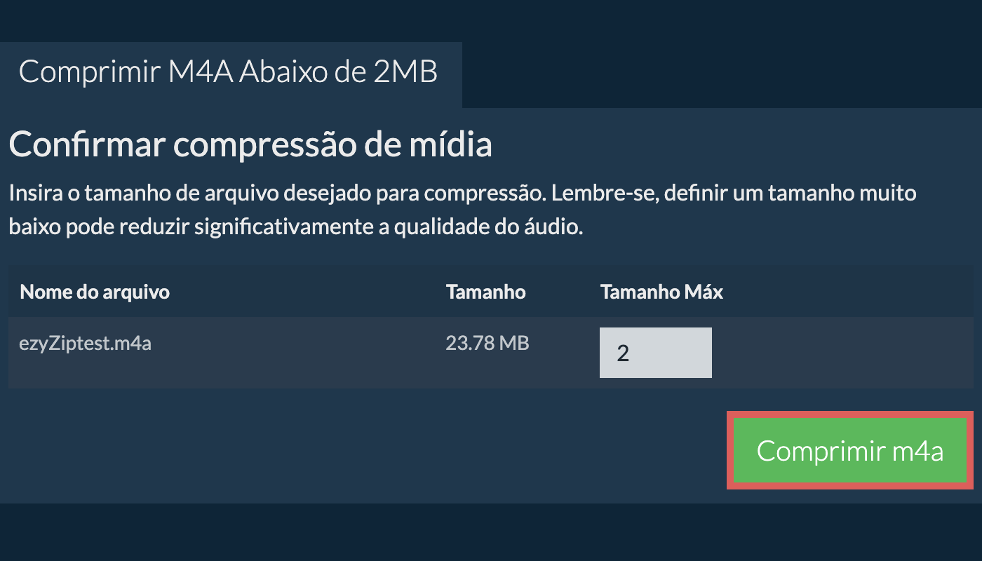 Converter em 2MB