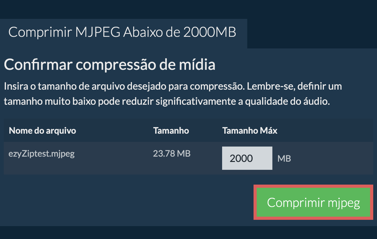 Converter em 2000MB