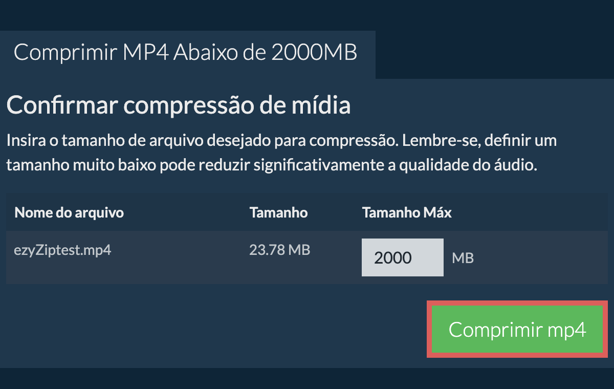 Converter em 2000MB