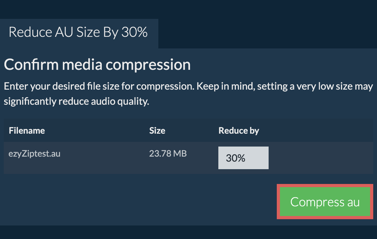 Compress 30%