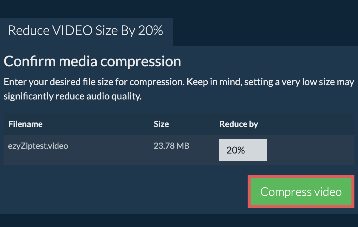 Compress 20%