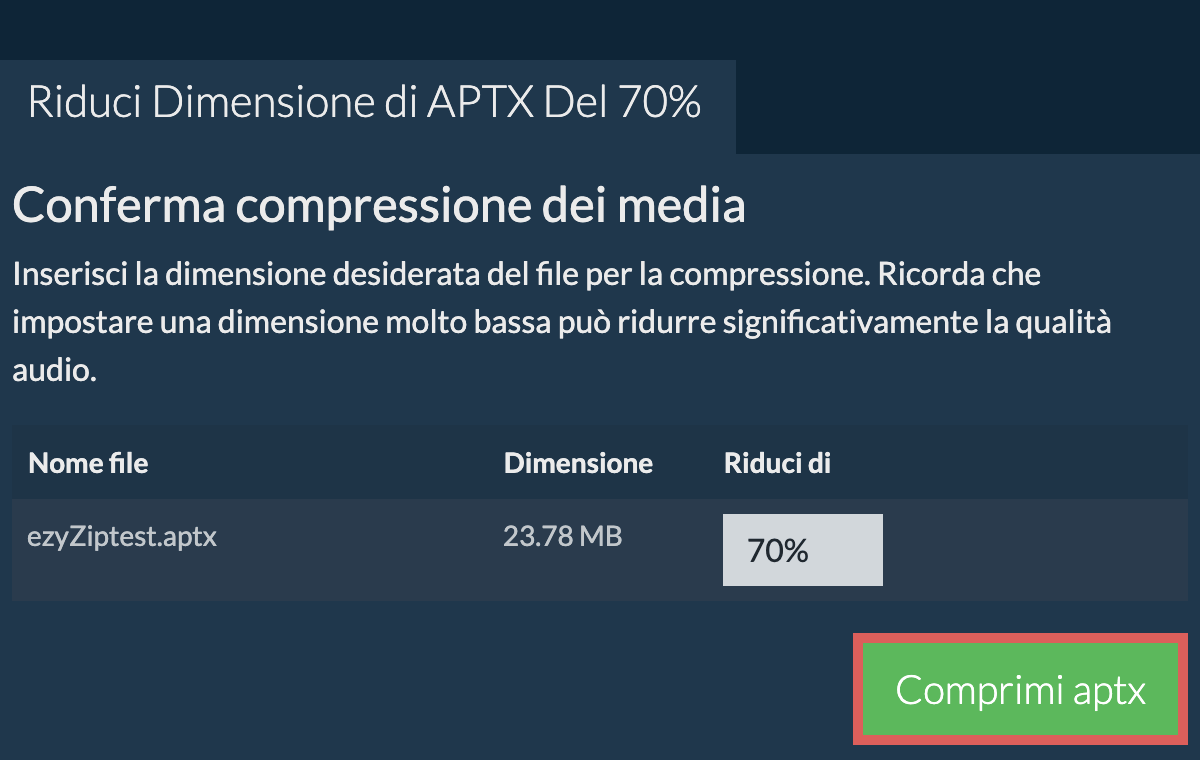 Comprimi 70%