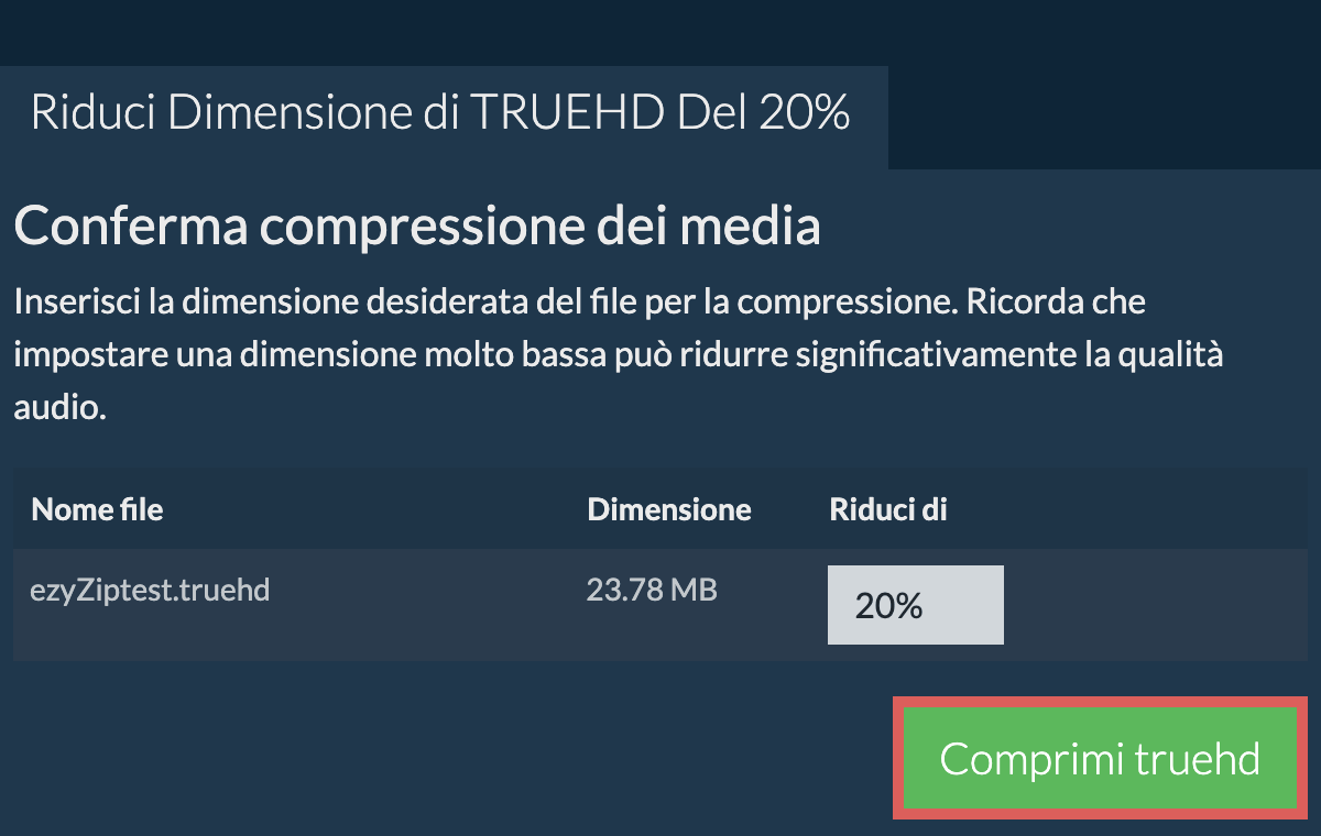 Comprimi 20%