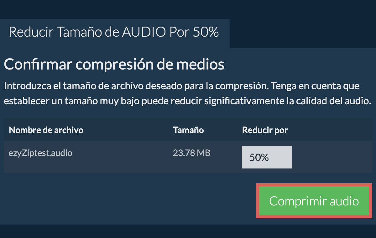 Comprimir 50%