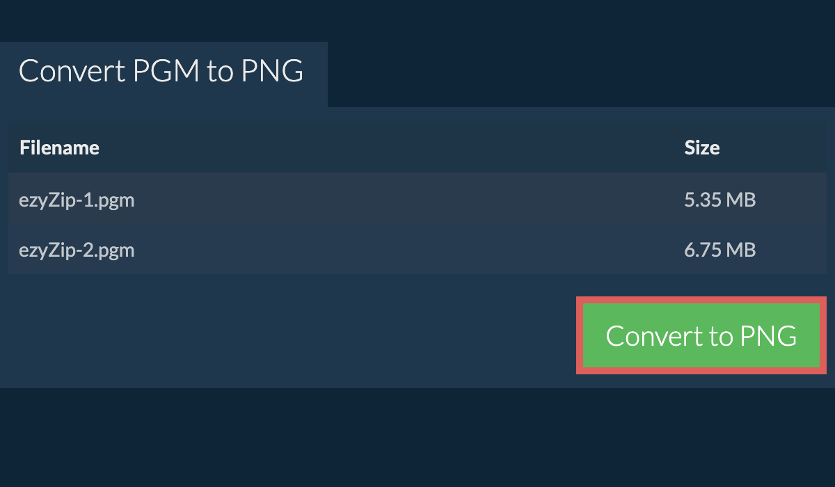 Convert to png