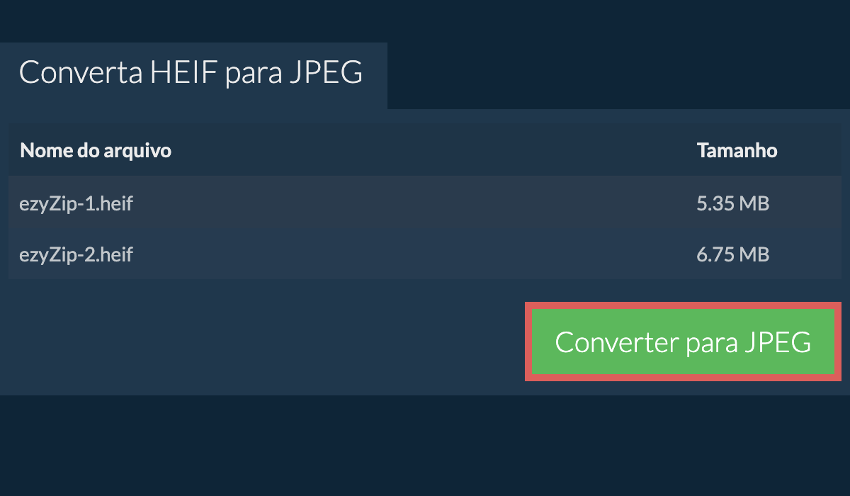 Converter para jpeg