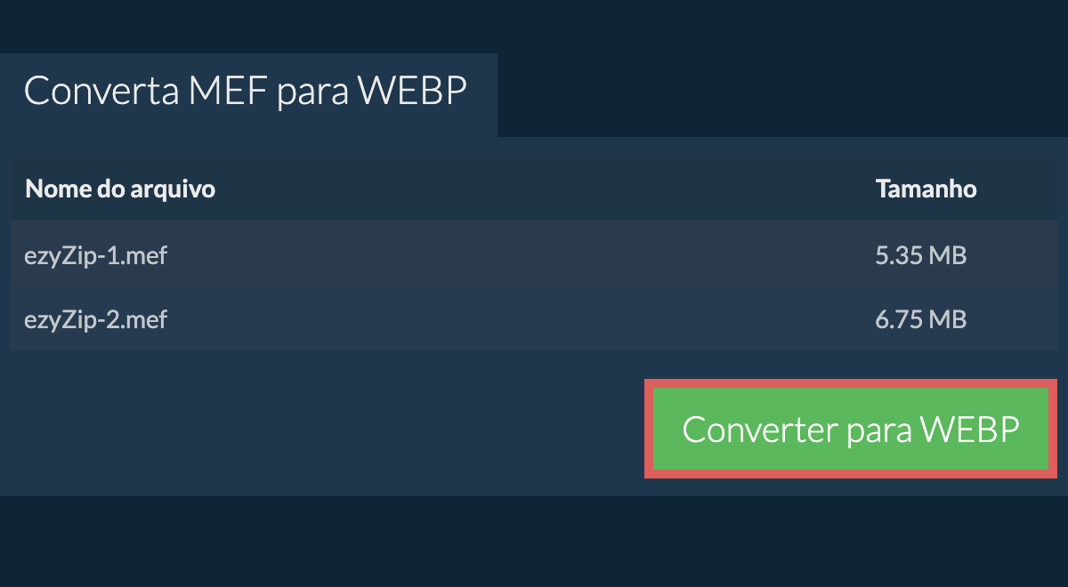 Converter para webp