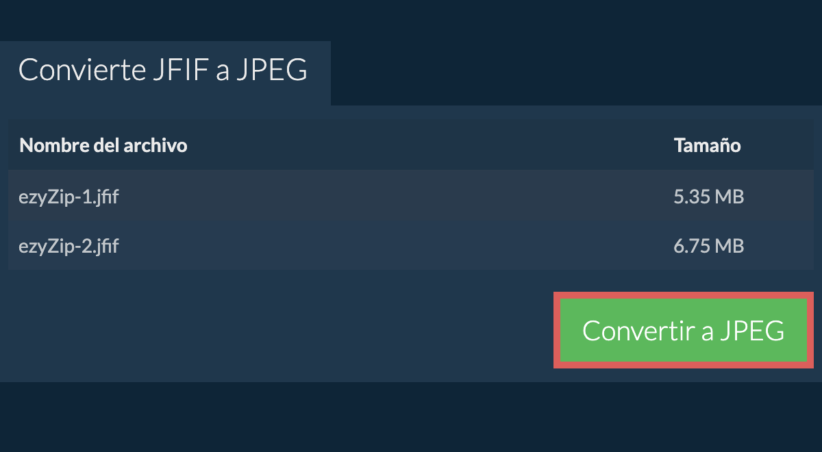 Convertir a jpeg