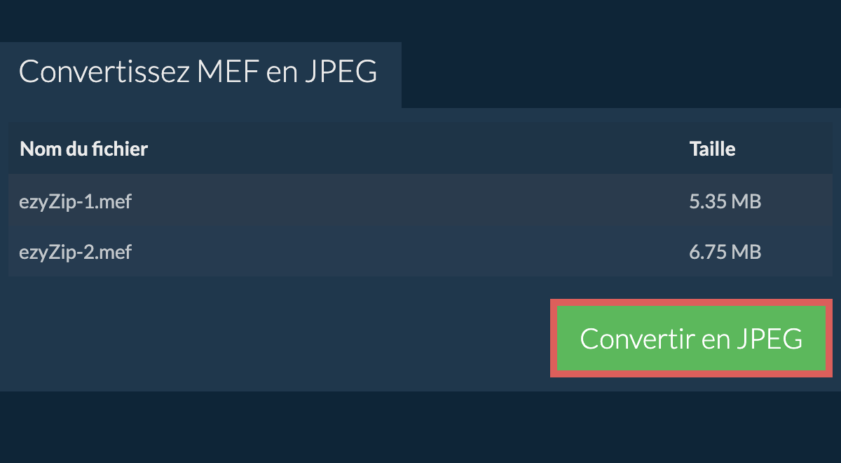 Convertir en jpeg