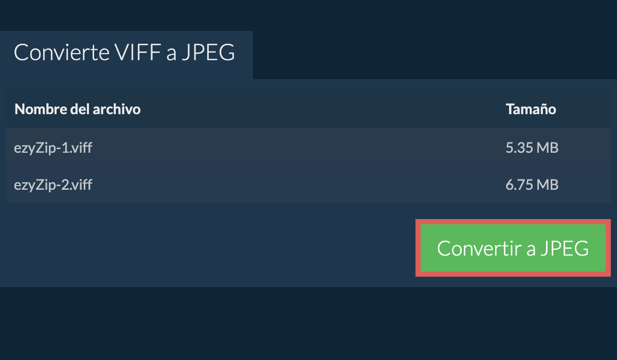 Convertir a jpeg