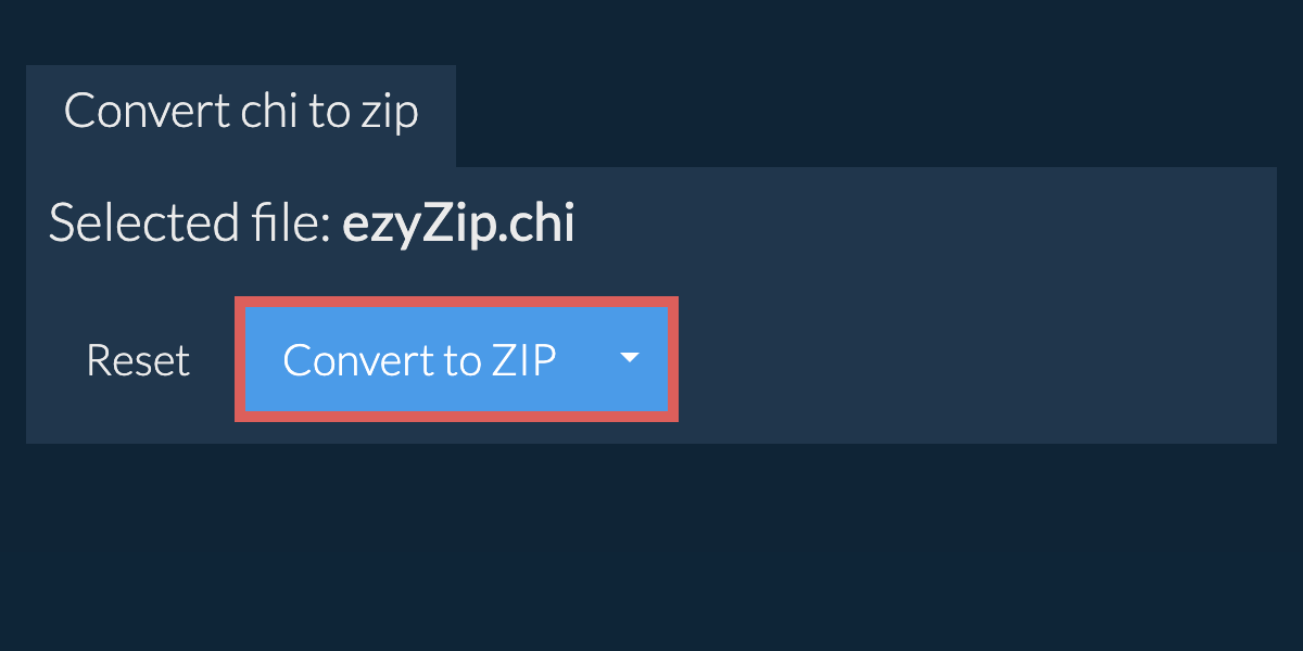 Start conversion to zip