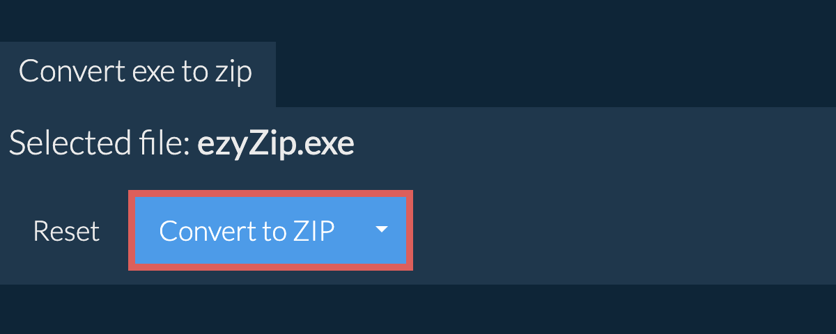 Start conversion to zip