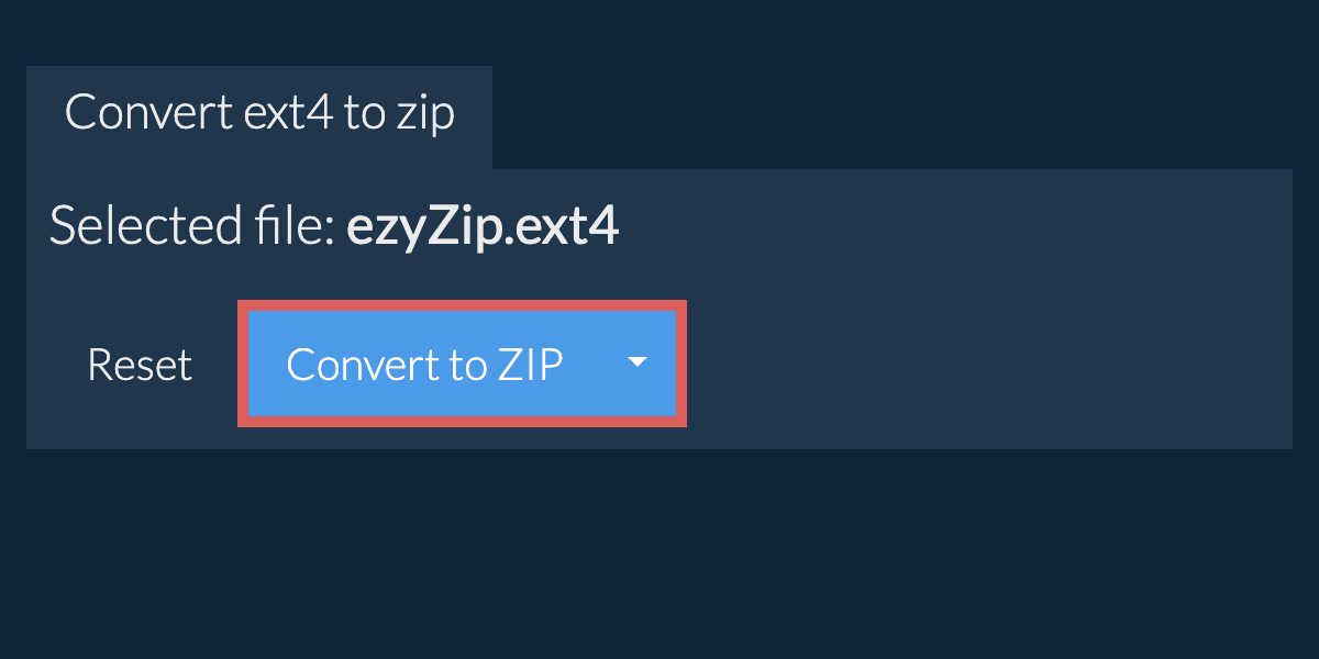 Start conversion to zip