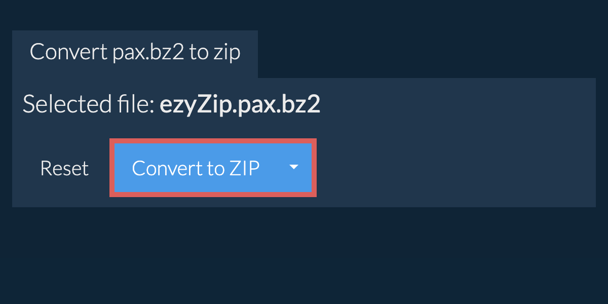 Start conversion to zip