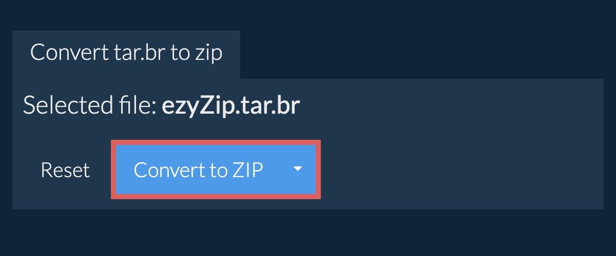 Start conversion to zip