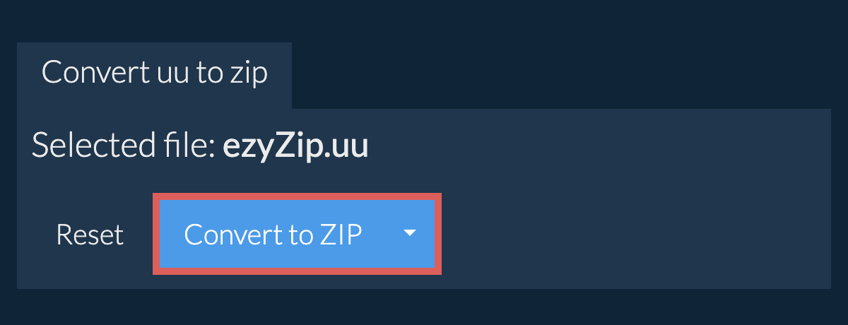 Start conversion to zip