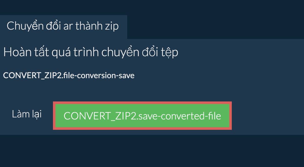 Lưu tệp zip