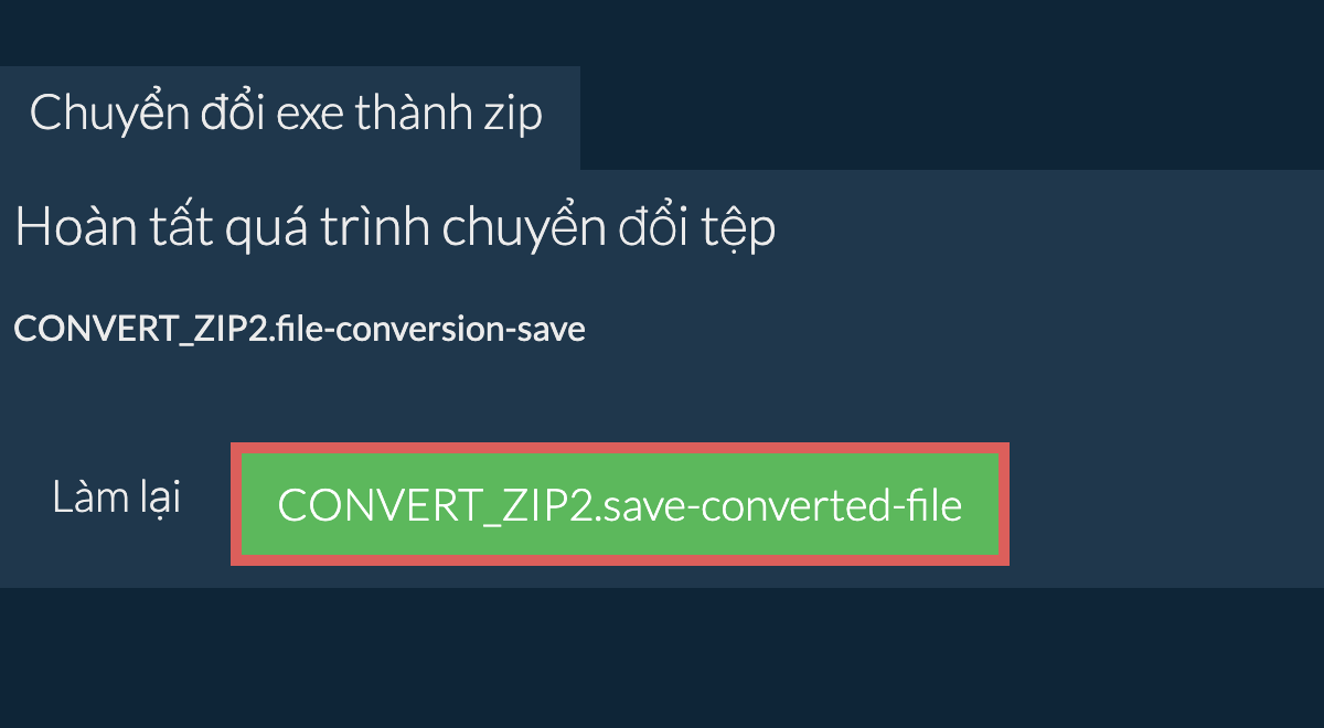 Lưu tệp zip