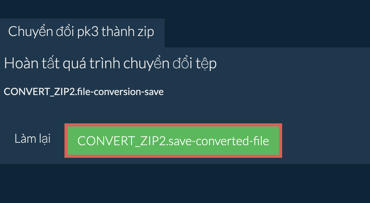 Lưu tệp zip