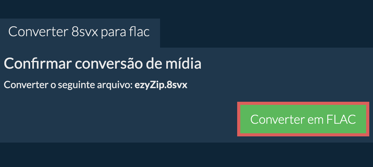 Converter em FLAC