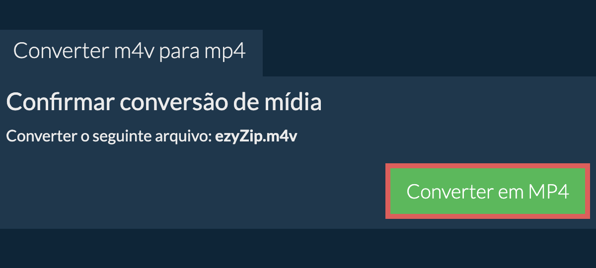 Converter em MP4