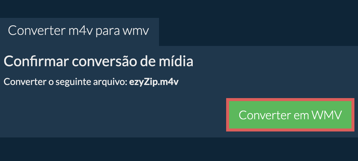 Converter em WMV