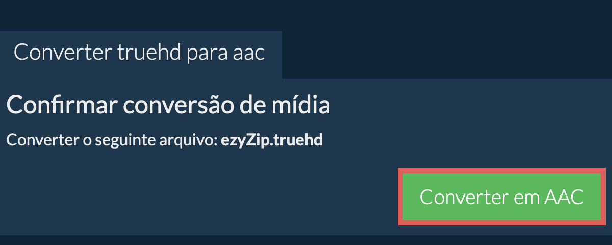 Converter em AAC