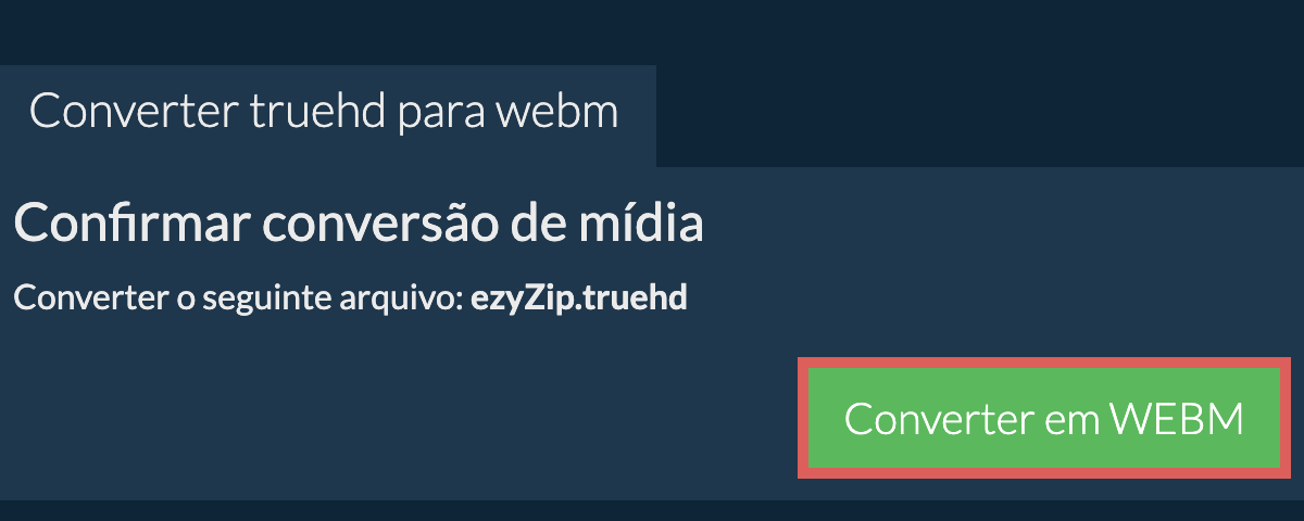 Converter em WEBM