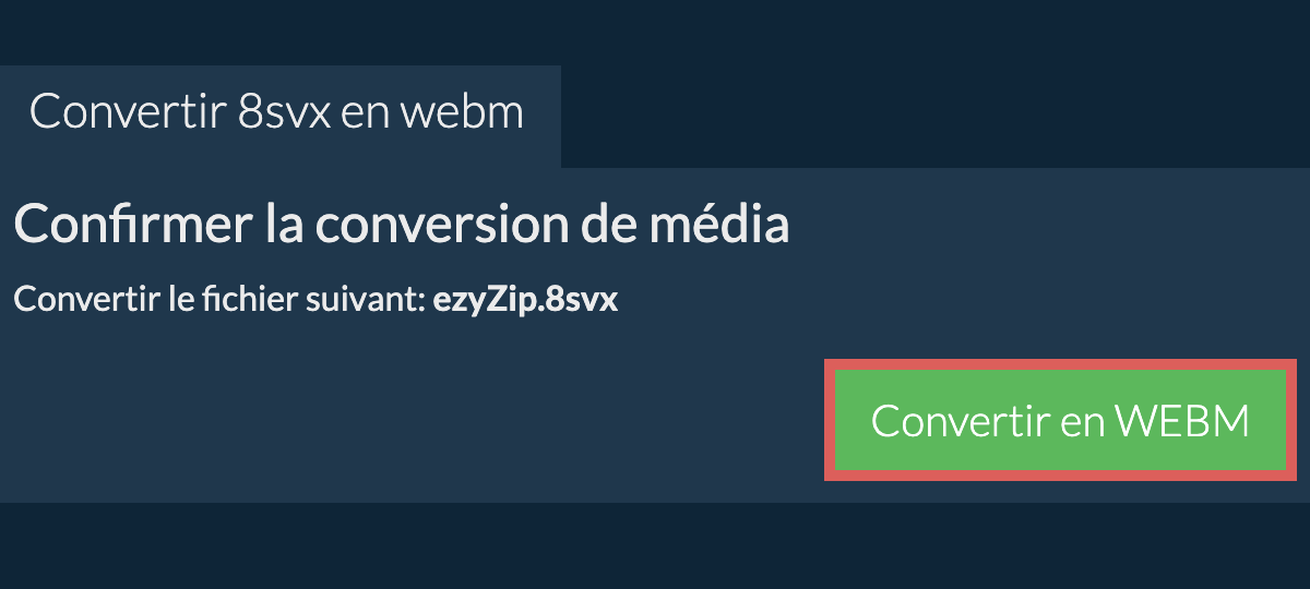 Convertir en WEBM