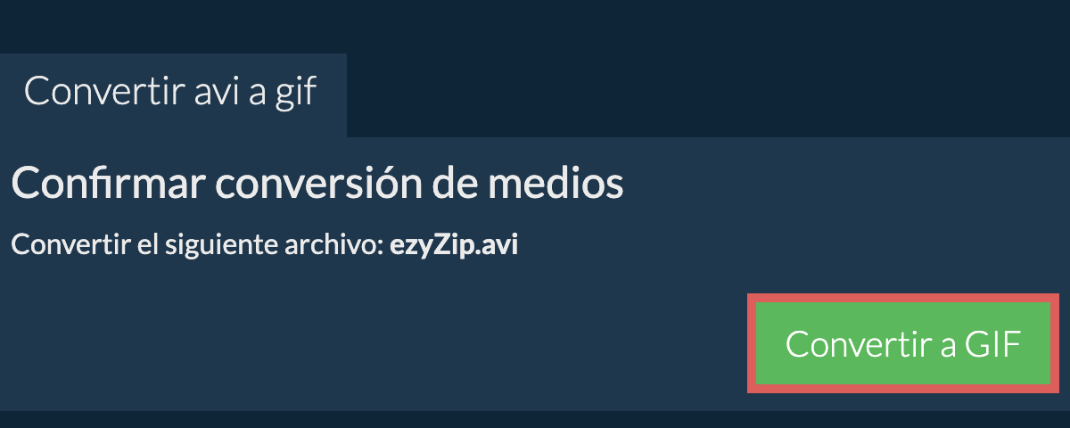 Convertir a GIF