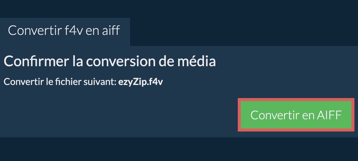 Convertir en AIFF