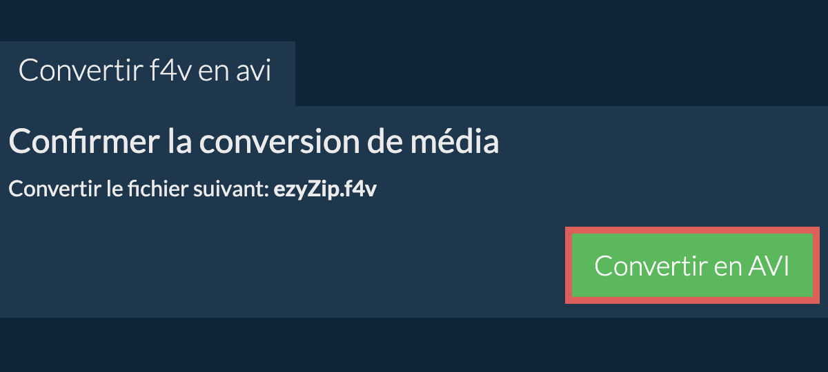 Convertir en AVI