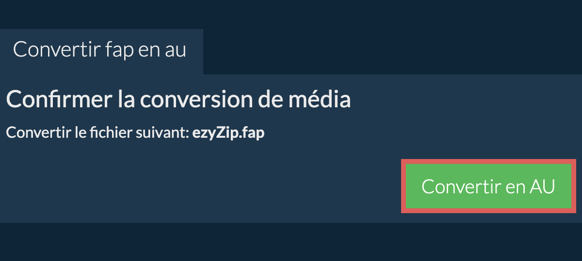 Convertir en AU